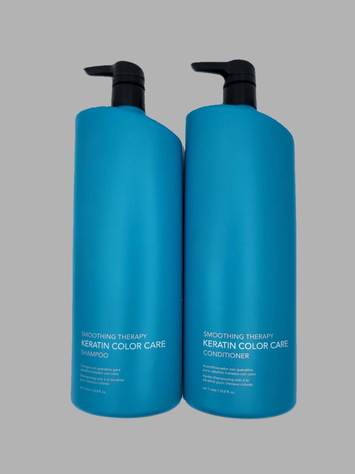 MOMNPNPH Color Care Smoothing Shampoo and Conditioner bottle promotes color-safe shine and smoothness.