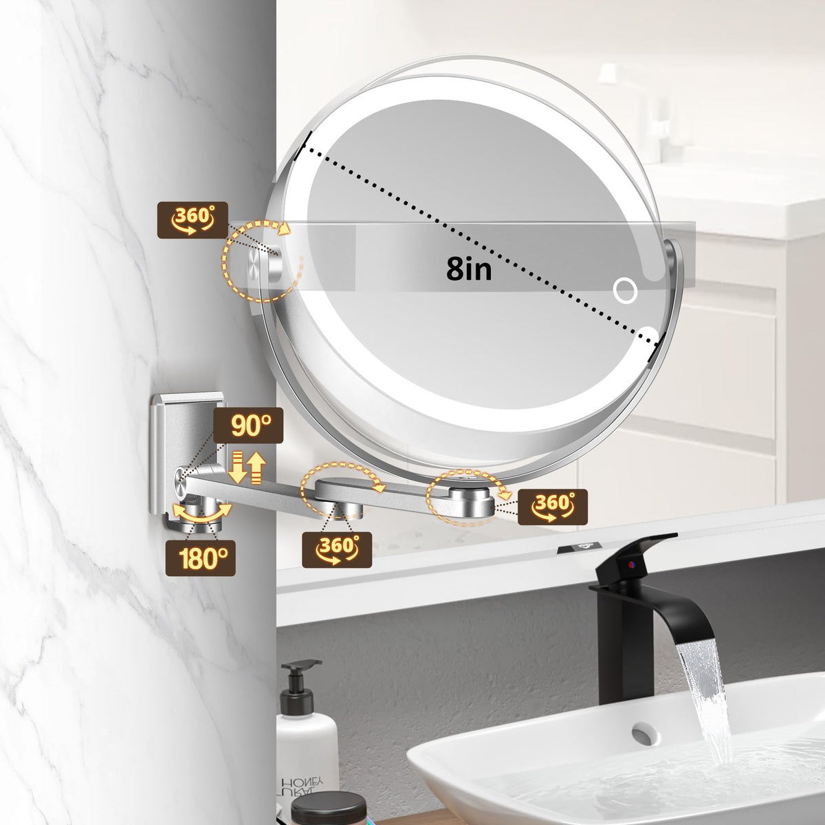 Momokuba dimmable three-color LED lighting for task lighting