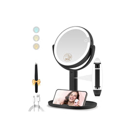 MOMOKUBA makeup mirror with 30X magnification for precise makeup detail