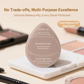 Momo's Workshop dry-use puff ideal for setting powder.
