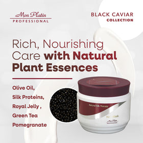 Mon Platin Hair Mask colored-dry-hair repair demonstrates targeted care for color-treated strands.