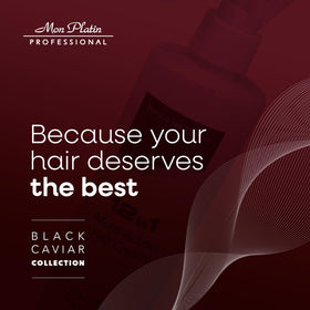 Mon Platin Professional hair shine close-up for a healthy look