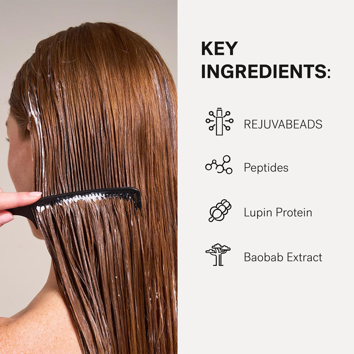 MONAT BOND IQ bottle on shelf emphasizes vegan, cruelty-free, clean beauty promise.
