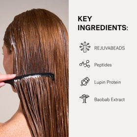 MONAT BOND IQ bottle on shelf emphasizes vegan, cruelty-free, clean beauty promise.