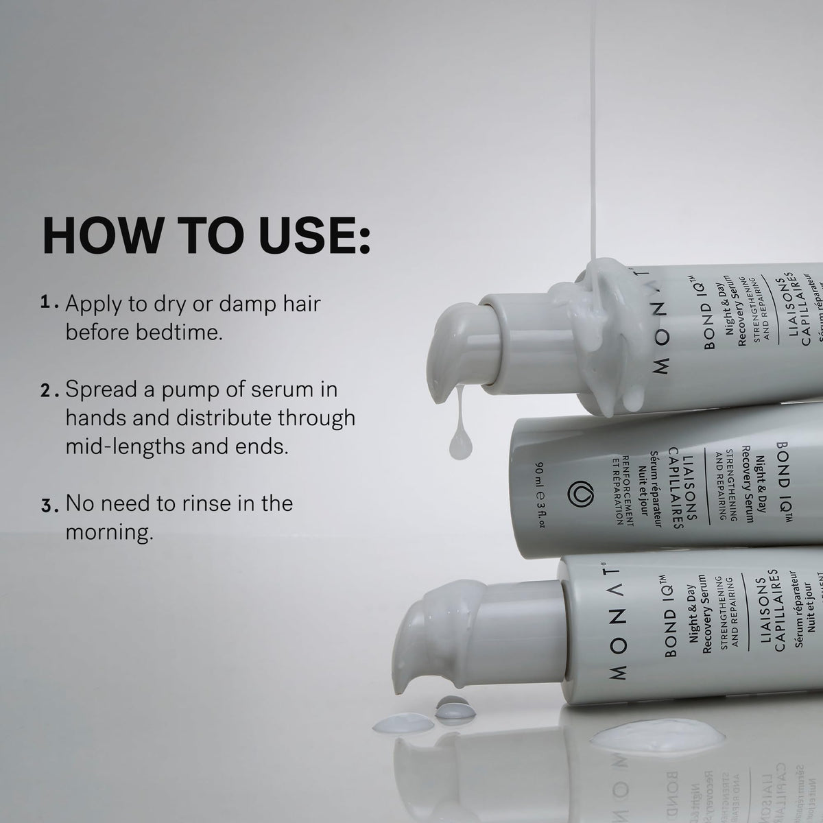 MONAT Bond IQ vegan, sulfate-free packaging emphasis