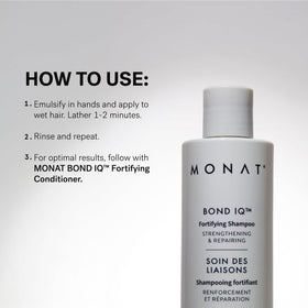 MONAT BOND IQ sulfate-free formula for gentle cleansing