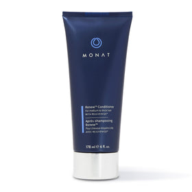 MONAT Renew Conditioner bottle highlights daily hydration for healthy hair