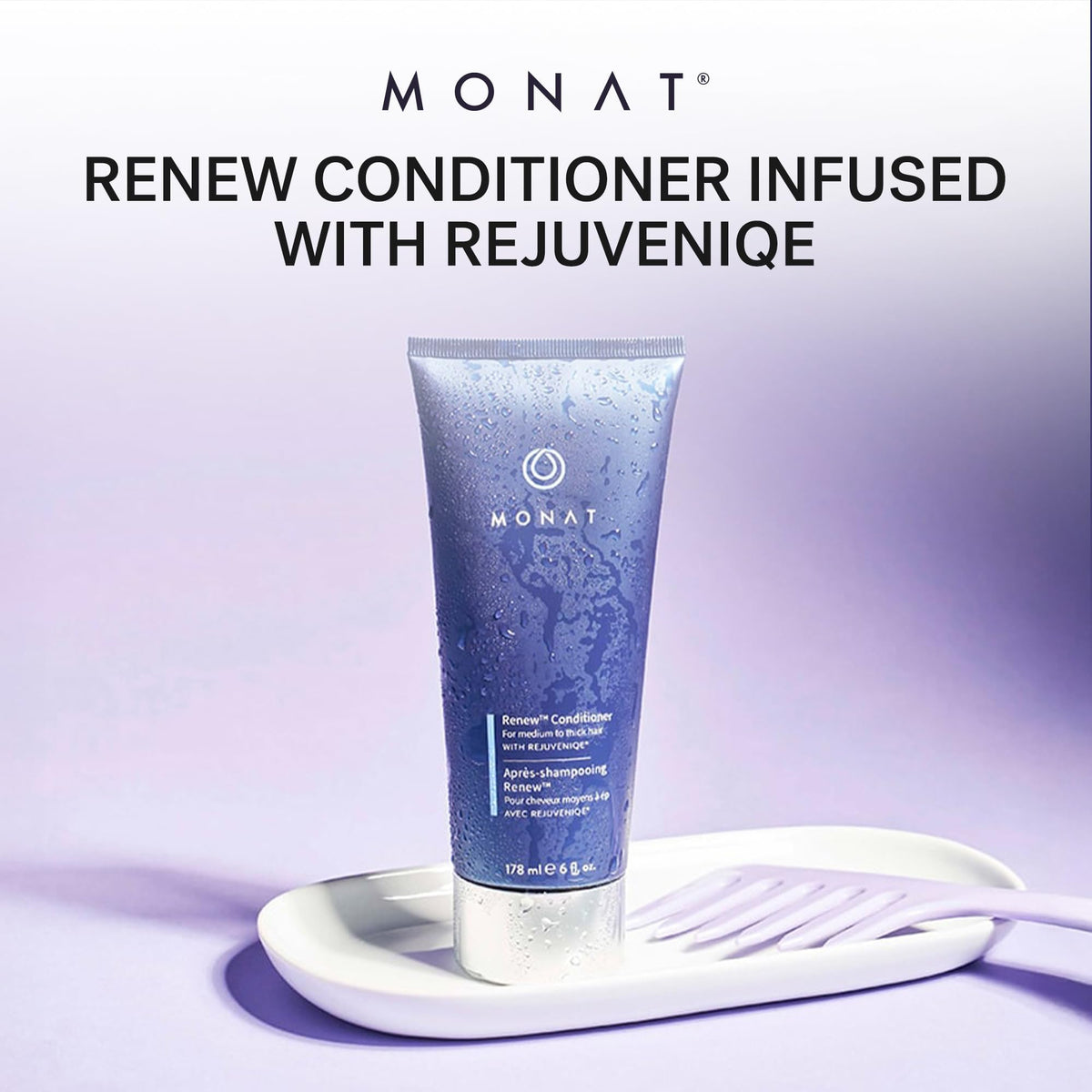MONAT Renew Conditioner silicone-free formula delivers a lightweight, residue-free feel