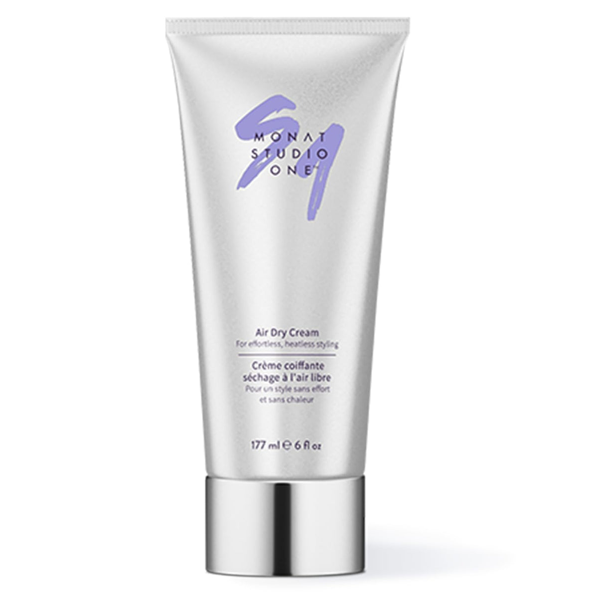 MONAT Studio One Air Dry Cream bottle showing sleek packaging and easy heat-free styling.