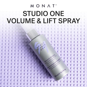 MONAT Studio One bottle and nozzle ready for effortless styling and hold