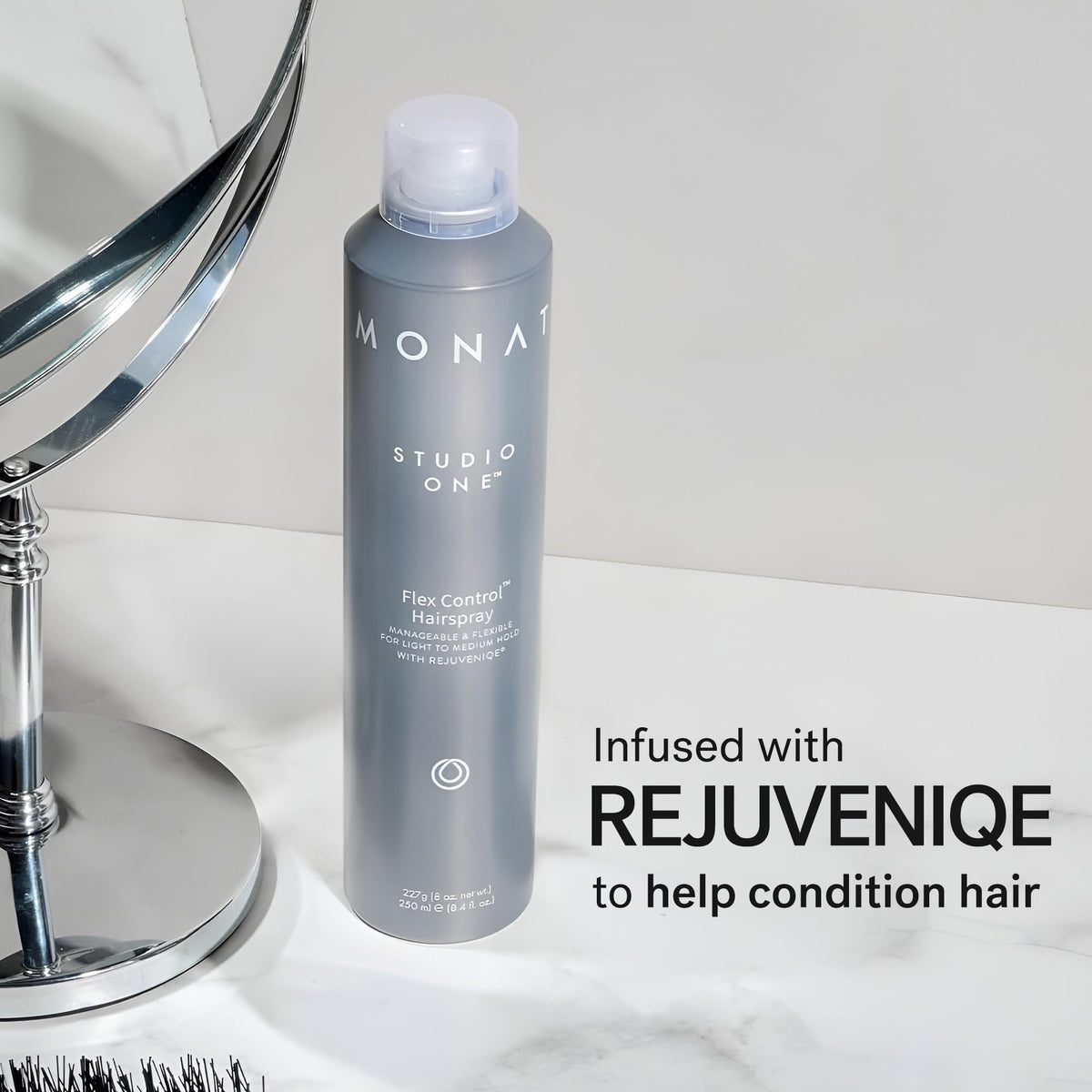 MONAT Studio One Flex Control close-up texture highlights flexible hold