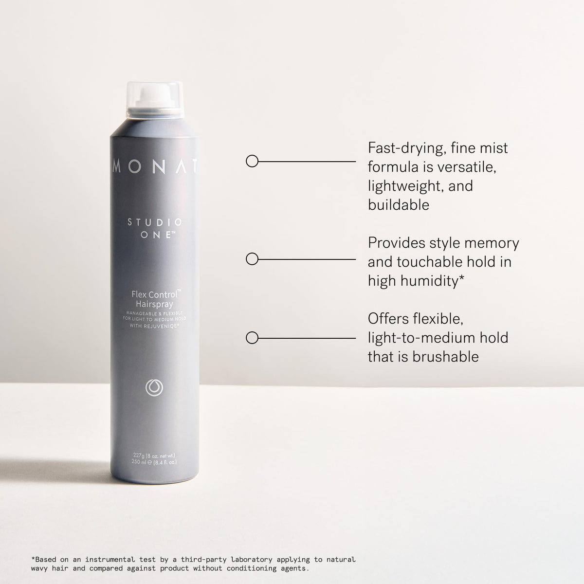 MONAT Studio One Flex Control for color-treated hair with conditioning
