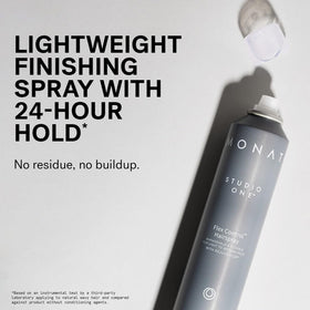 MONAT Studio One Flex Control hairspray dispensing mist for even application