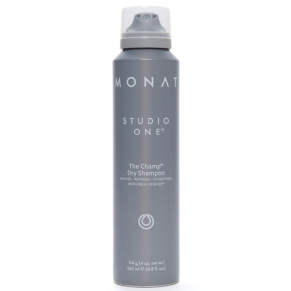 MONAT The Champ bottle front view for quick hair refresh between washes.