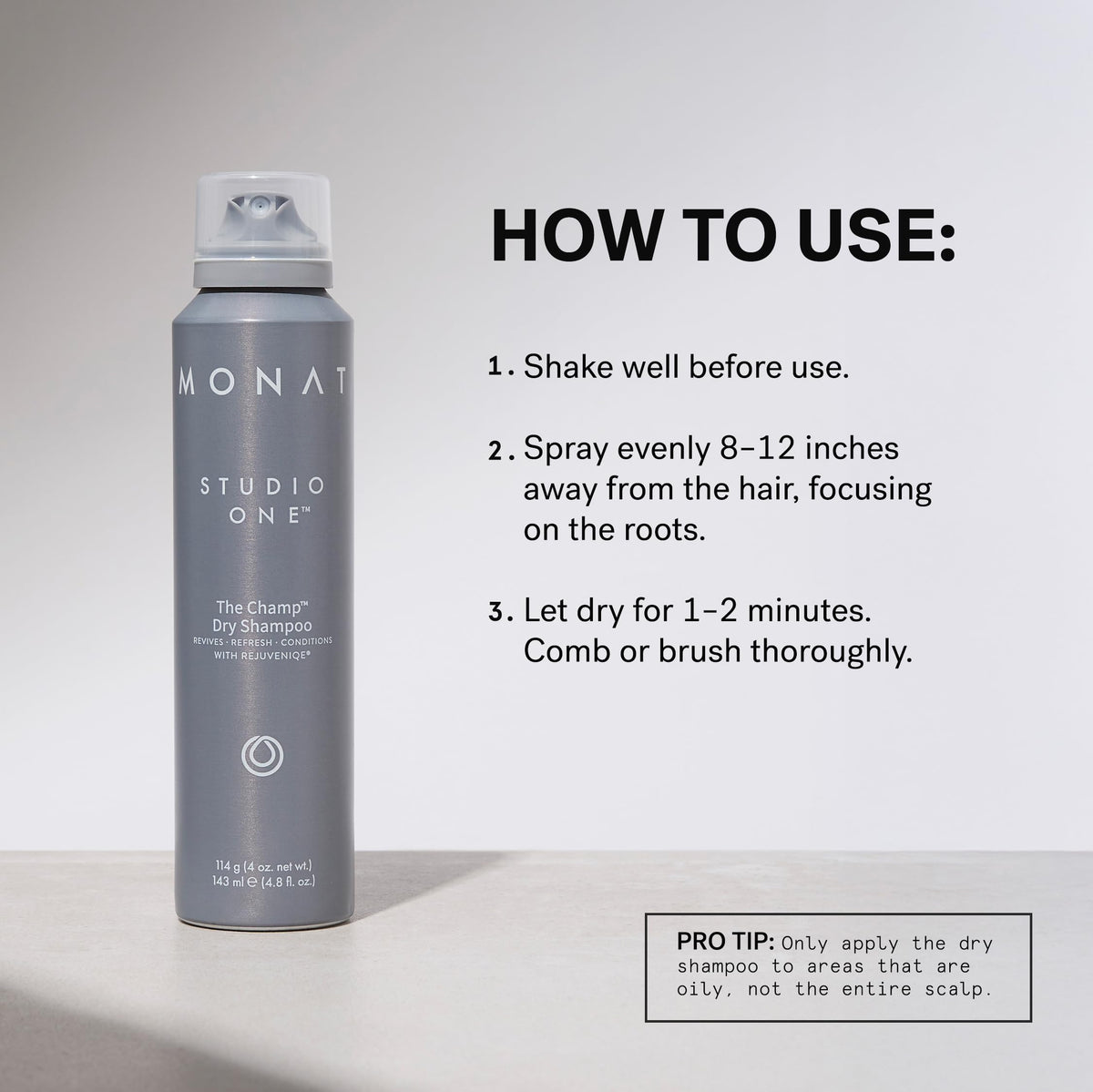 MONAT The Champ 113g packaging is compact and travel-friendly.