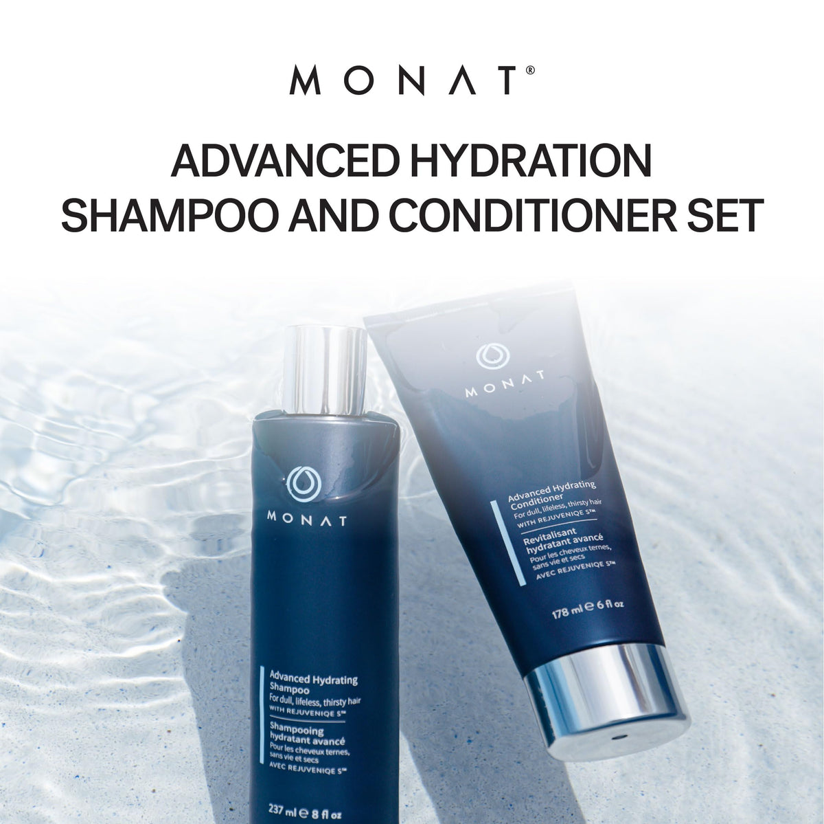 MONAT sulfate-free label indicating color-safe formula.