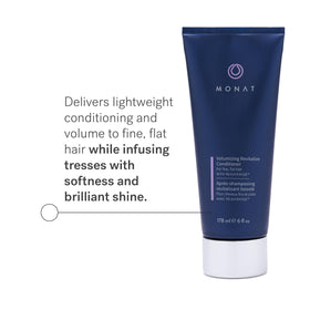 MONAT Volumizing Revive bottle cap emphasizes compact, travel-friendly design.