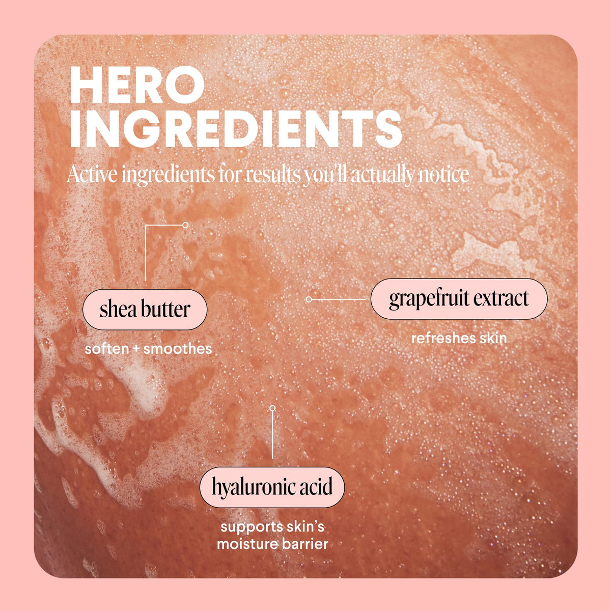 MONDAY CLEANSE grapefruit extract highlights bright citrus aroma and refreshing sensation