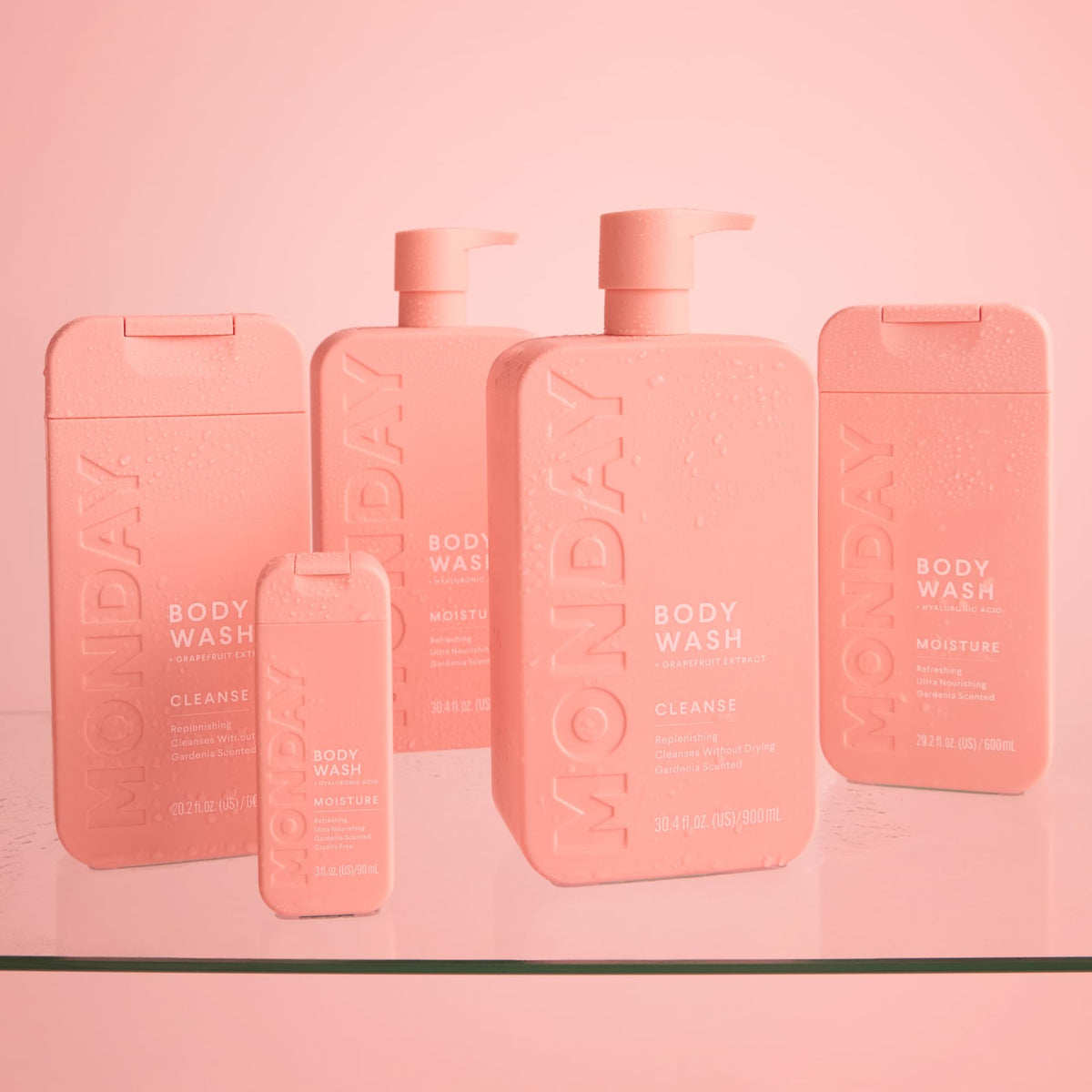 MONDAY HAIRCARE MOISTURE dual-pack packaging for long-lasting hydration