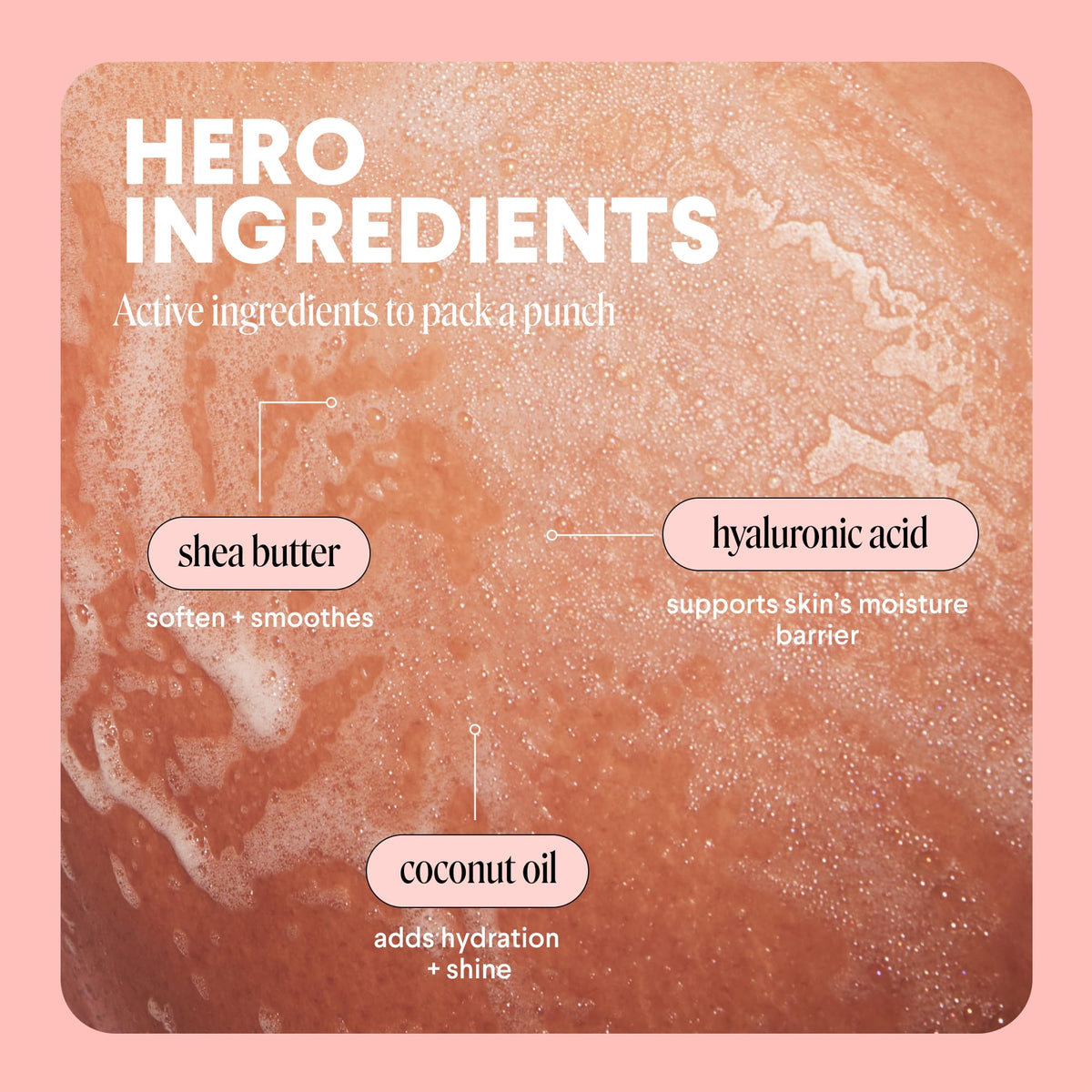 MONDAY HAIRCARE MOISTURE body wash with hyaluronic acid hydrates skin