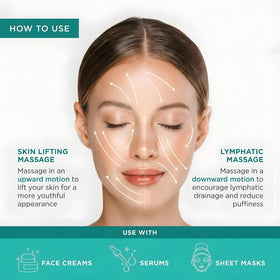 At-home use of MonétBeauty ice globes to refresh your routine.
