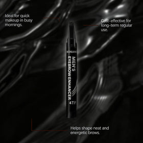 Moniano quick 60-second application delivers natural fill for sparse areas.