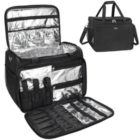 Monstina professional hairdressing bag with large compartments for organized tools.
