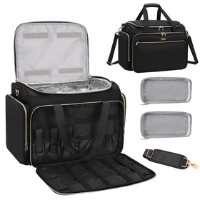 MONSTINA hairstylist bag front view; waterproof exterior