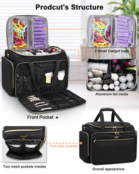 MONSTINA bag insulated interior for hot tool safety