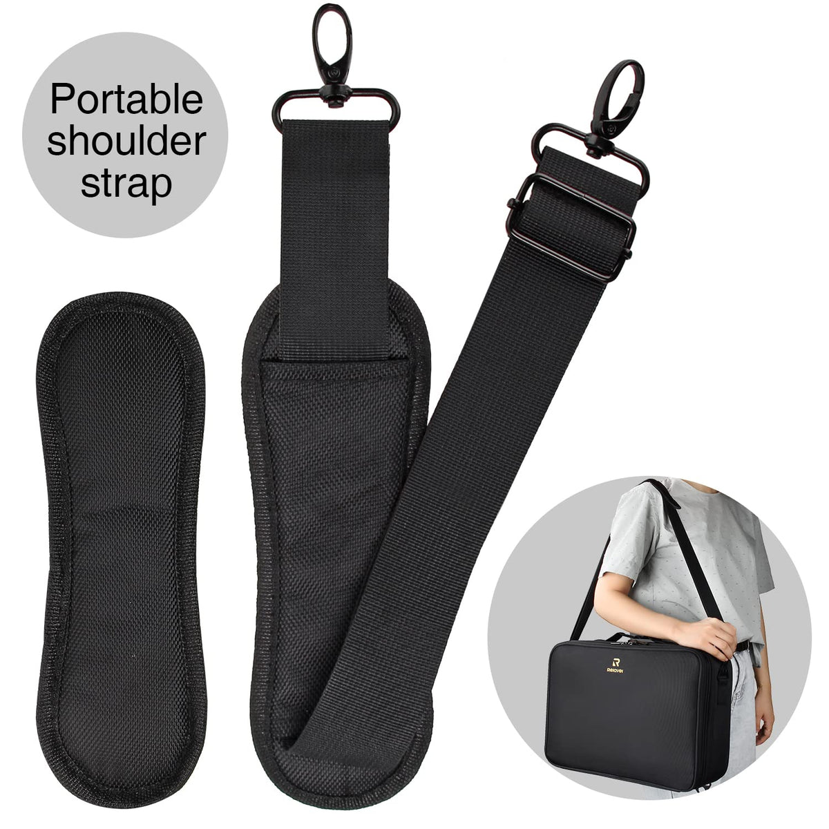 MONSTINA case is easy to clean thanks to durable oxford fabric