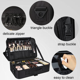 MONSTINA travel-ready organizer keeps cosmetics, tools, and accessories neatly in reach