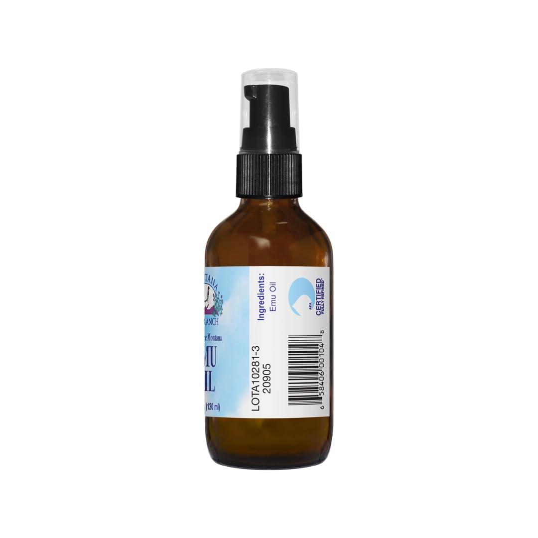 Montana Emu Ranch Emu Oil application on skin demonstrates fast absorption.