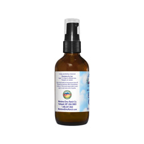 Montana Emu Ranch Emu Oil lab results label indicates purity.
