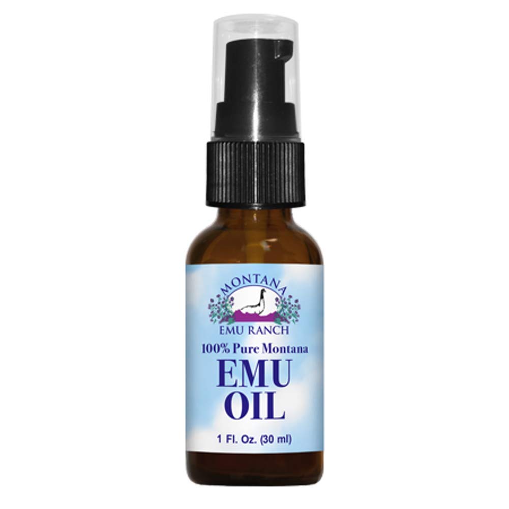 Montana Emu Ranch emu oil massaged into hair ends for nourishment