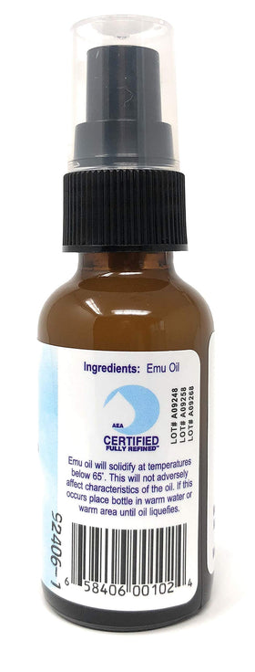 Montana Emu Ranch emu oil texture close-up showing light non-greasy feel