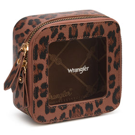 Compact five by two and a half by five inch Montana West Wrangler bag fits essentials.