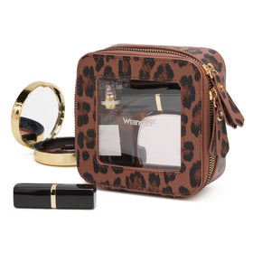 Industrial chic look of the Montana West Wrangler clear bag suits travel style.