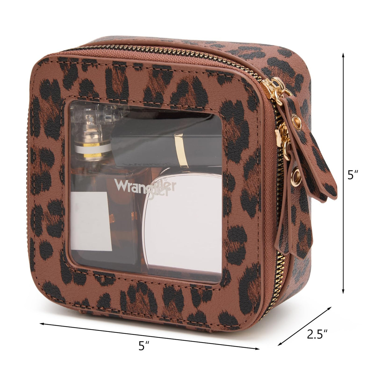 Structured design of the Montana West Wrangler bag keeps items secure on the go.