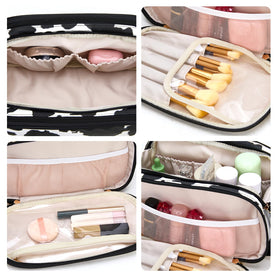 Montana West Wrangler soft plush liner protects delicate items during travel.