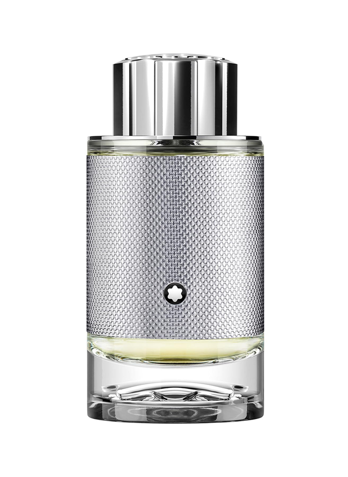 Montblanc Explorer Platinum bottle with premium design and lasting presence.