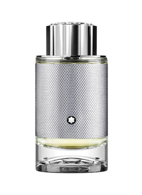 Montblanc Explorer Platinum bottle with premium design and lasting presence.