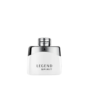 Montblanc Legend Spirit bottle front view, versatile elegance for daily wear.