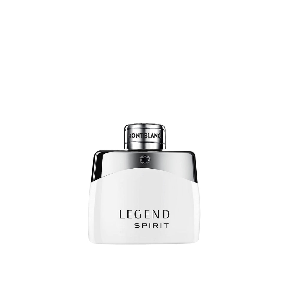 Montblanc Legend Spirit bottle front view, versatile elegance for daily wear.