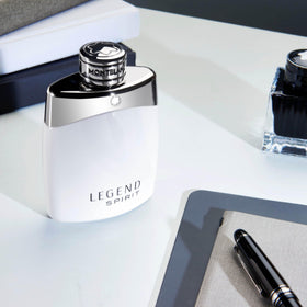 Montblanc Legend Spirit packaging box, premium gift-ready presentation
