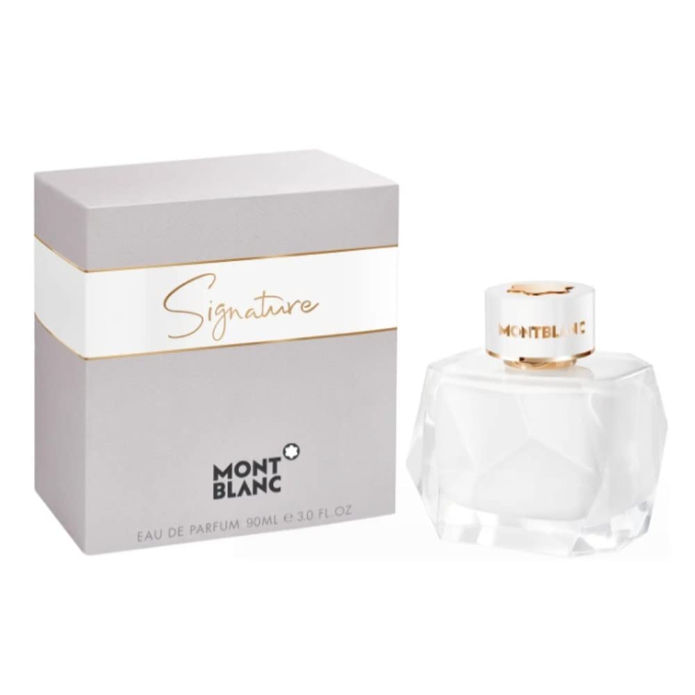 Montblanc Signature EDP pulse-point application for long-lasting scent.