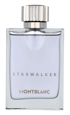 Montblanc Starwalker bottle close-up highlighting glass and logo for lasting impression