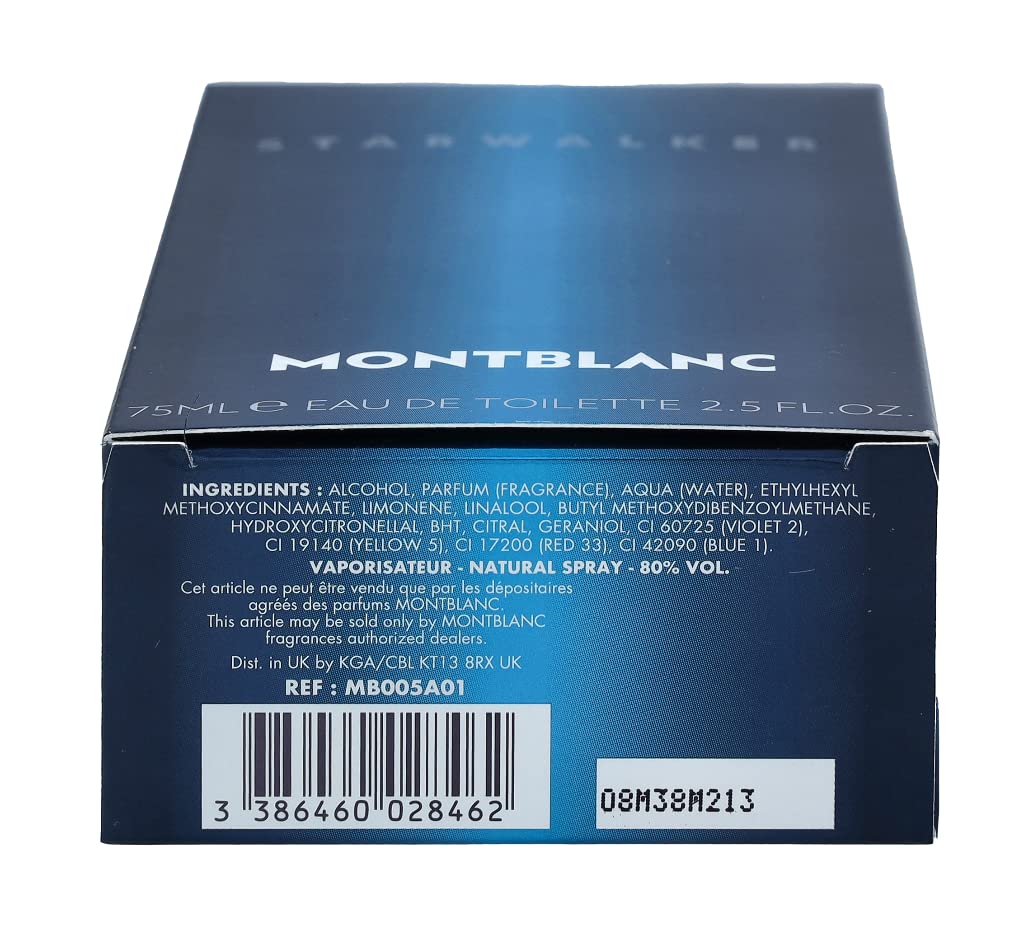 Montblanc Starwalker on-skin application demonstrates a refined aroma for day or night