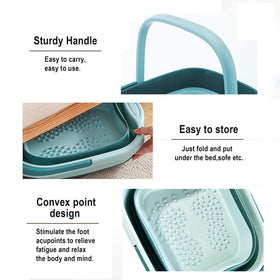 MontNorth foot bath bottom nodes offering a gentle massage during soaking