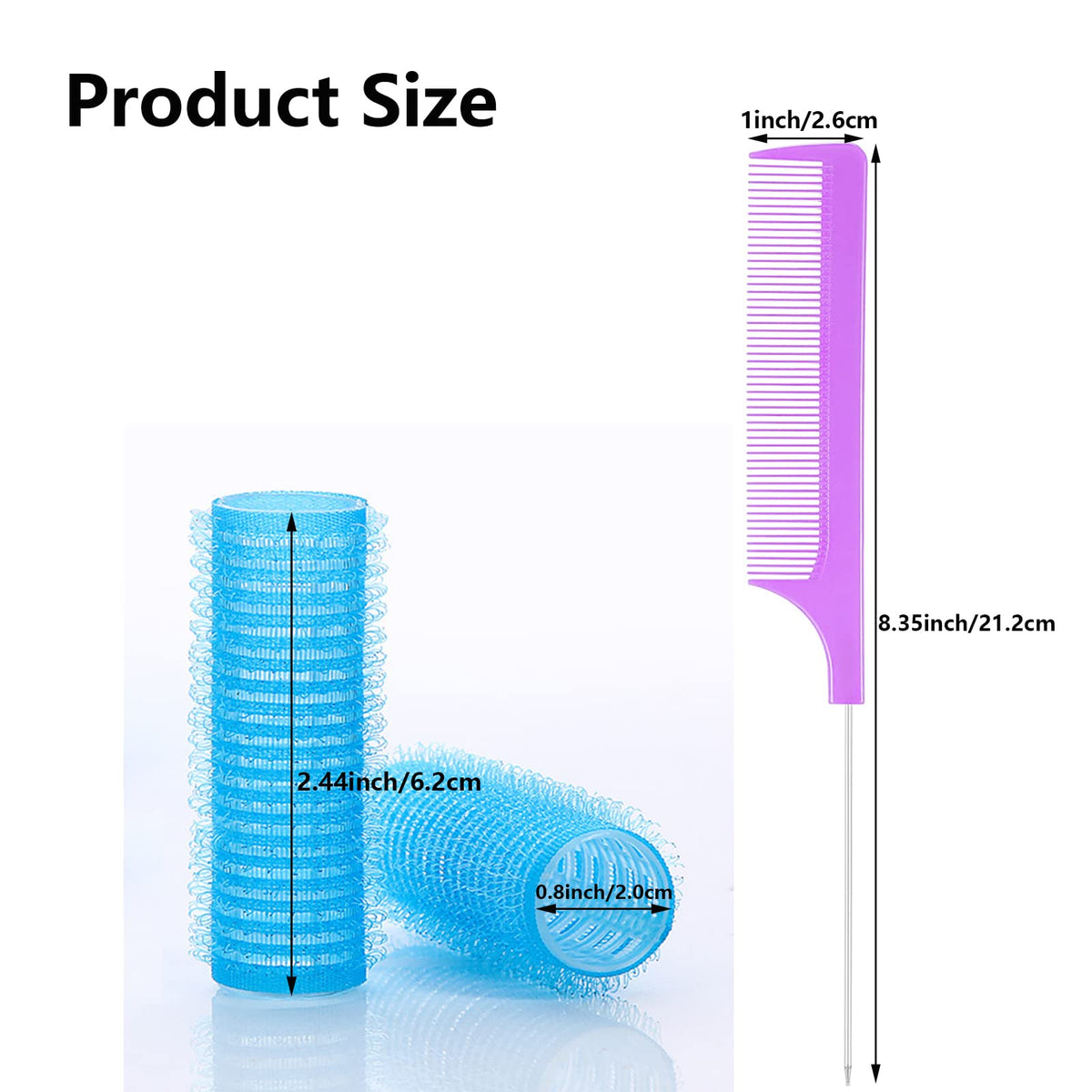 MOODKEY nylon curlers offer gentle, skin-friendly styling material.