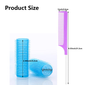 MOODKEY nylon curlers offer gentle, skin-friendly styling material.